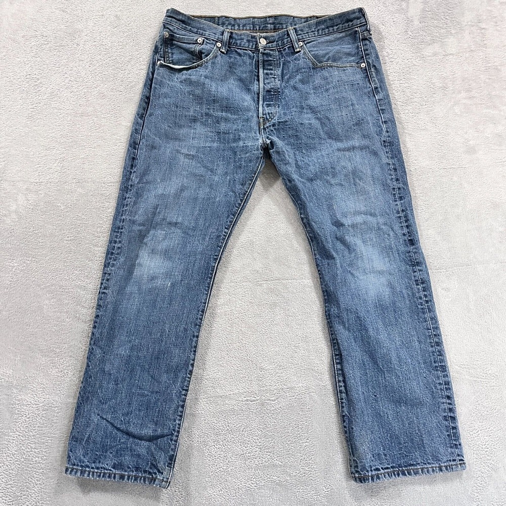 VTG 501xx Jeans Mens 35x29* Button‎ Fly Blue Denim Straight Y2K